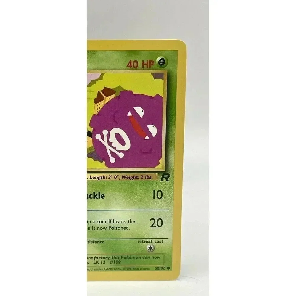 Koffing 58/82 Vintage 2000 Non Holo‎ Pokémon Card Team Rocket Unlimited WOTC LP